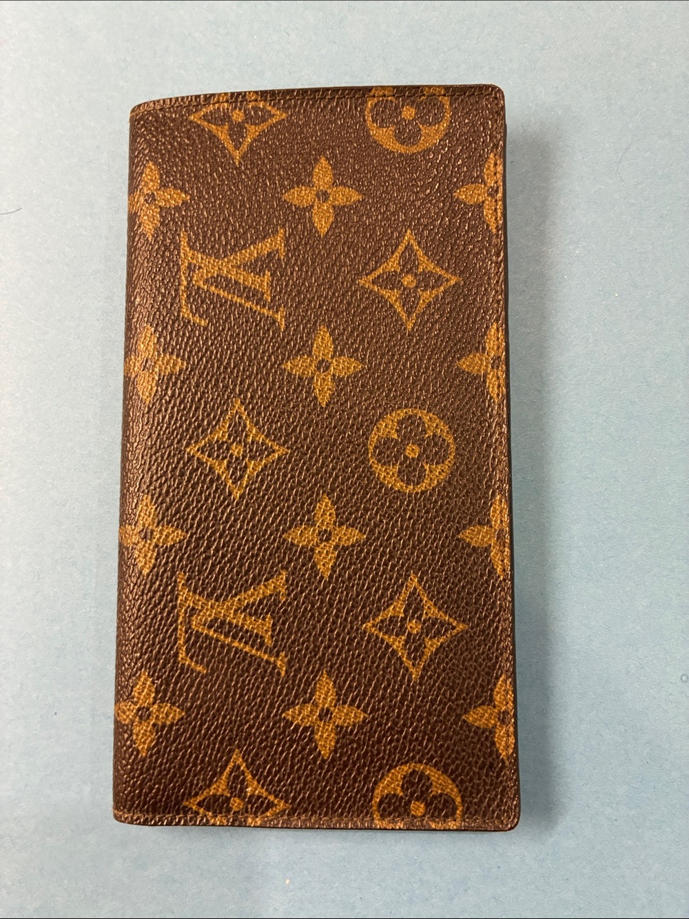 Louis Vuitton Brown and Tan Monogram Card Holder